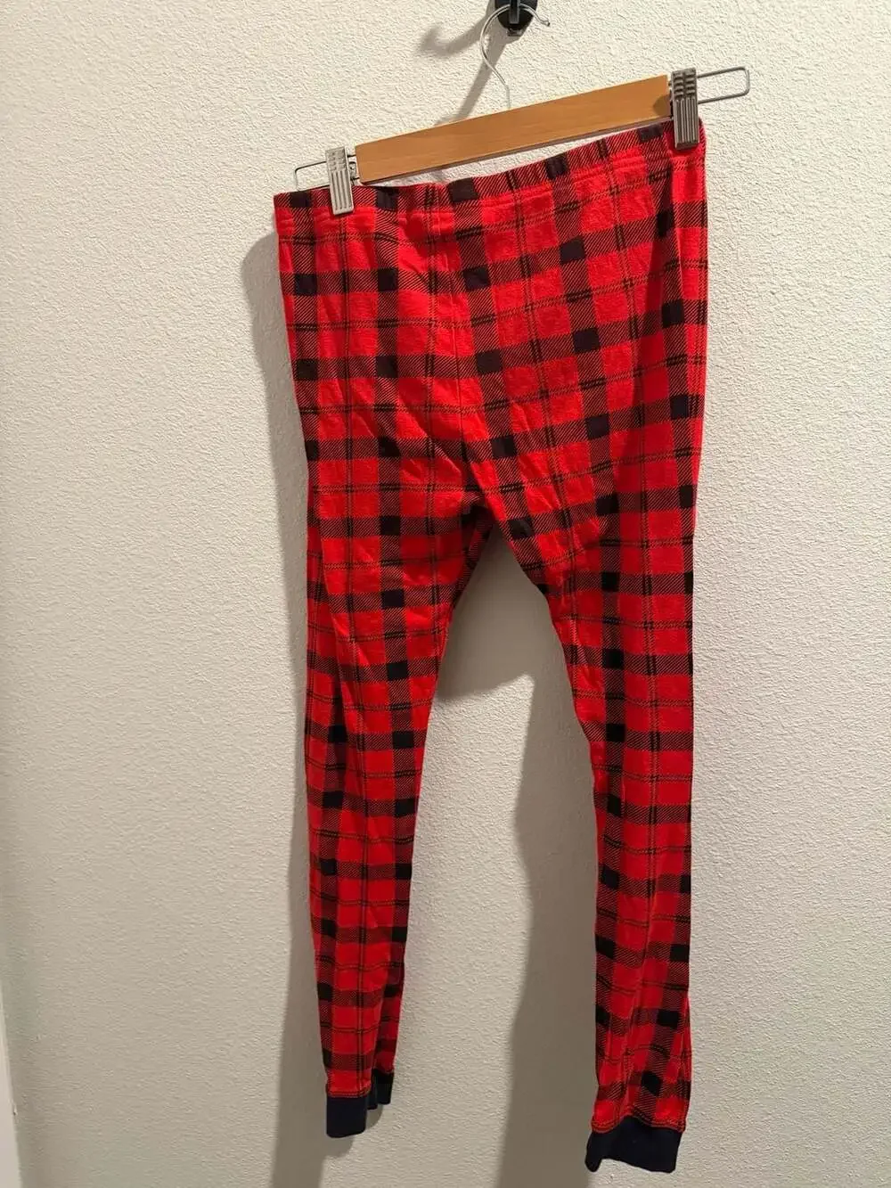 Carter's Kids Red and Black Buffalo Plaid Long Sleeve Pajama Set Size 14